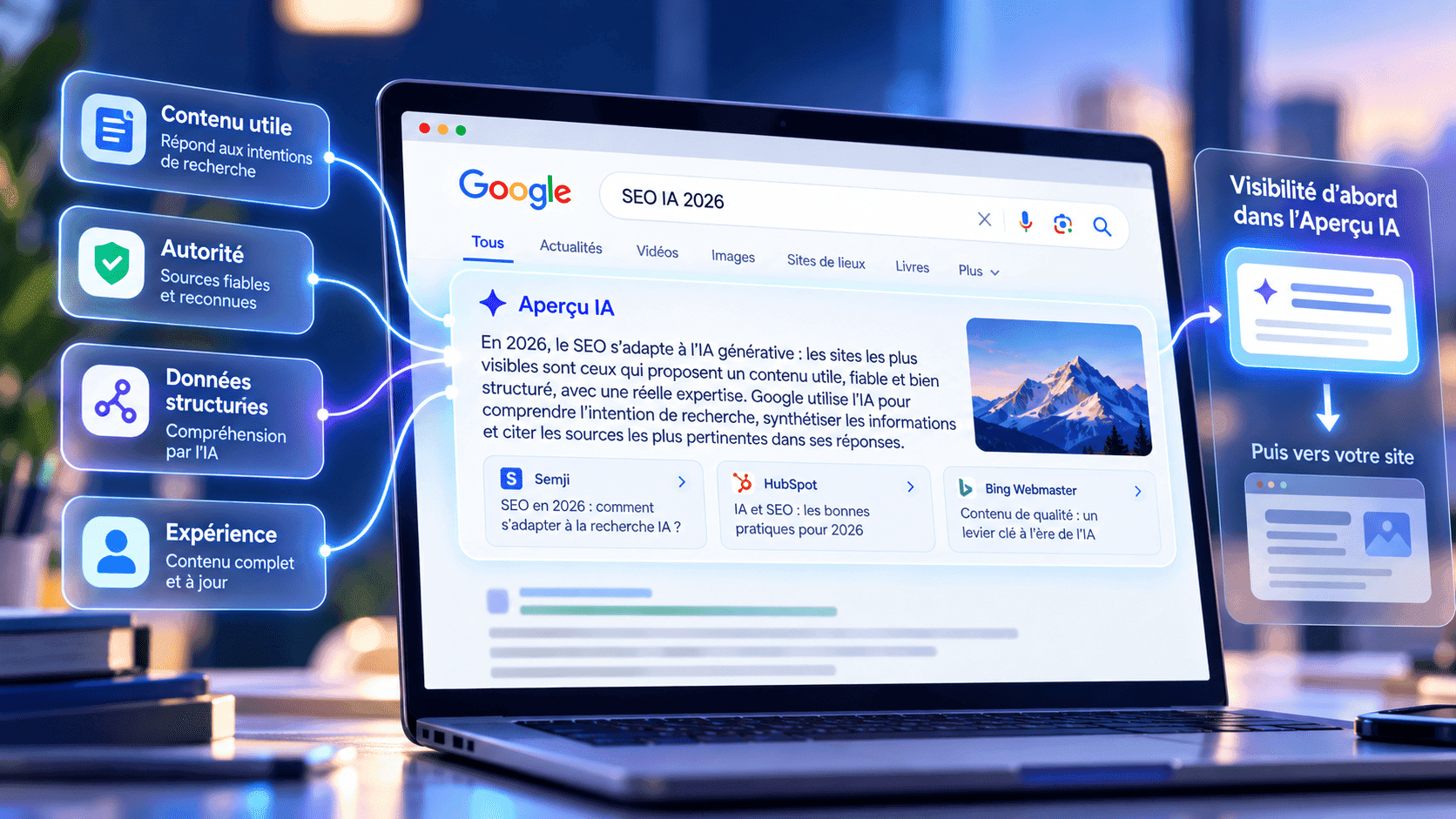 SEO et recherche Google avec IA en 2026