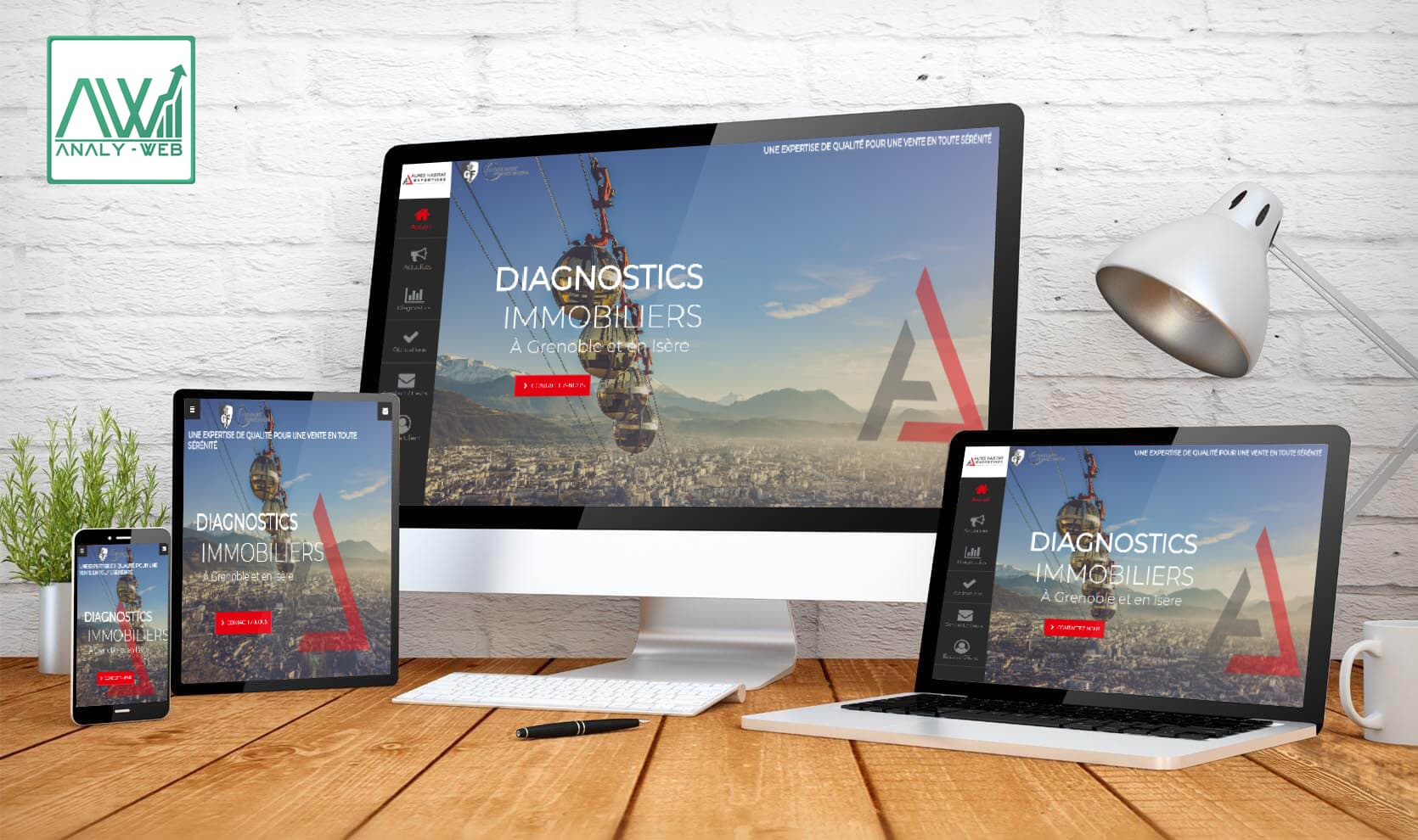 Alpes Habitat Expertises — Site Vitrine