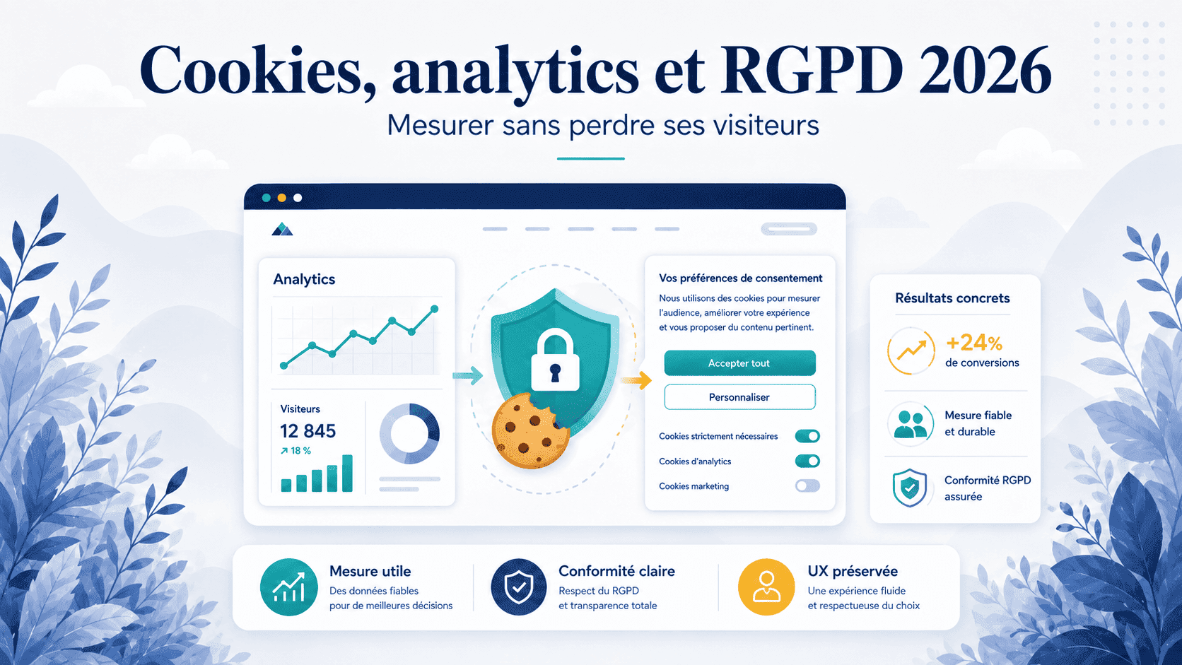 Cover — Cookies, analytics et RGPD 2026 : trouver l’équilibre entre mesure, conformité et expérience utilisateur