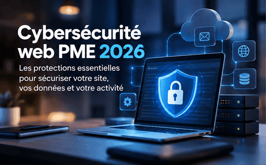Cybersécurité web PME 2026 : protections essentielles